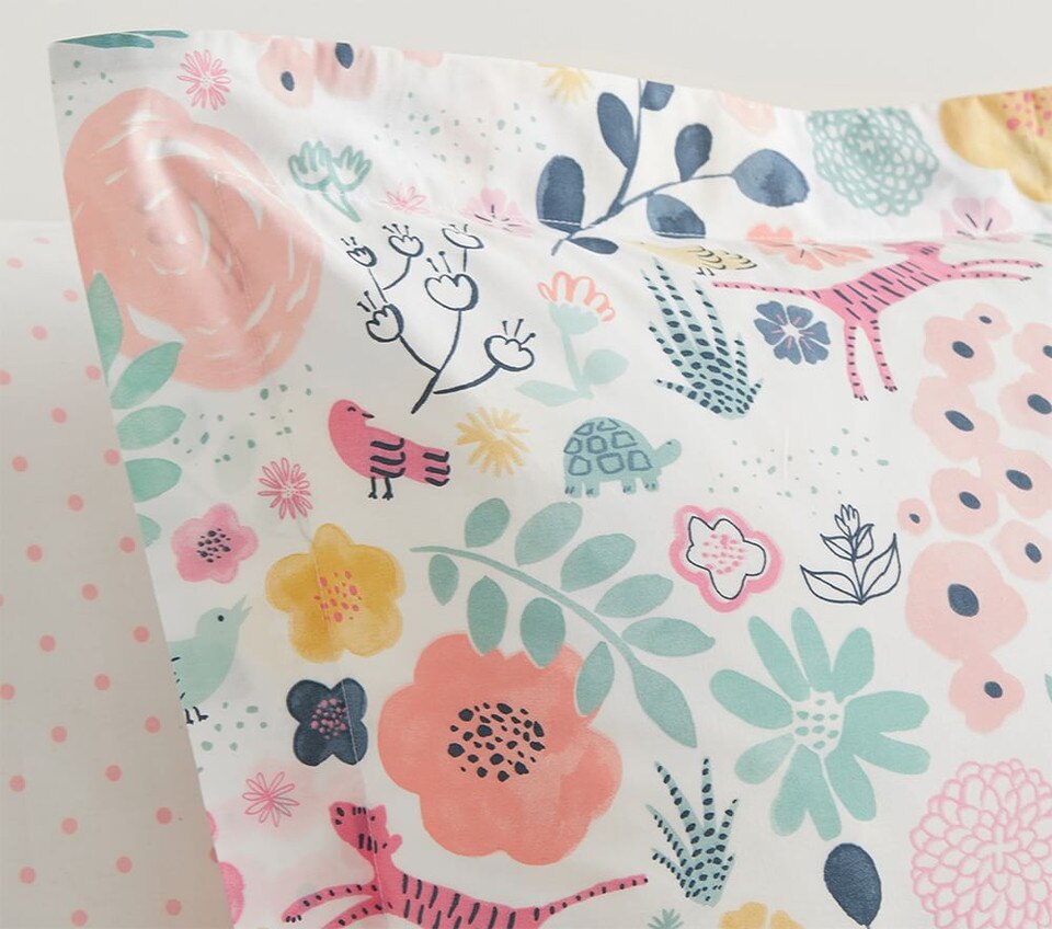 Sasha's Garden Organic Duvet Cover & Shams Pottery Barn Kids Australia